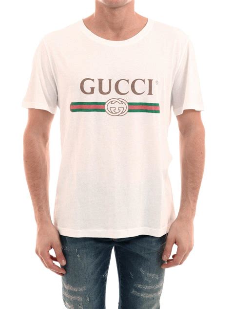 gucci plain white t shirt|authentic Gucci t shirt men.